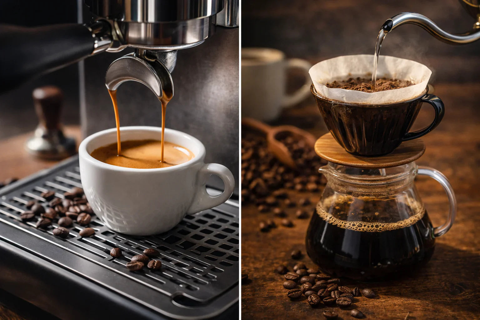 Espresso vs Filter Coffee: Is There Really a Difference If It’s the Same Beans?