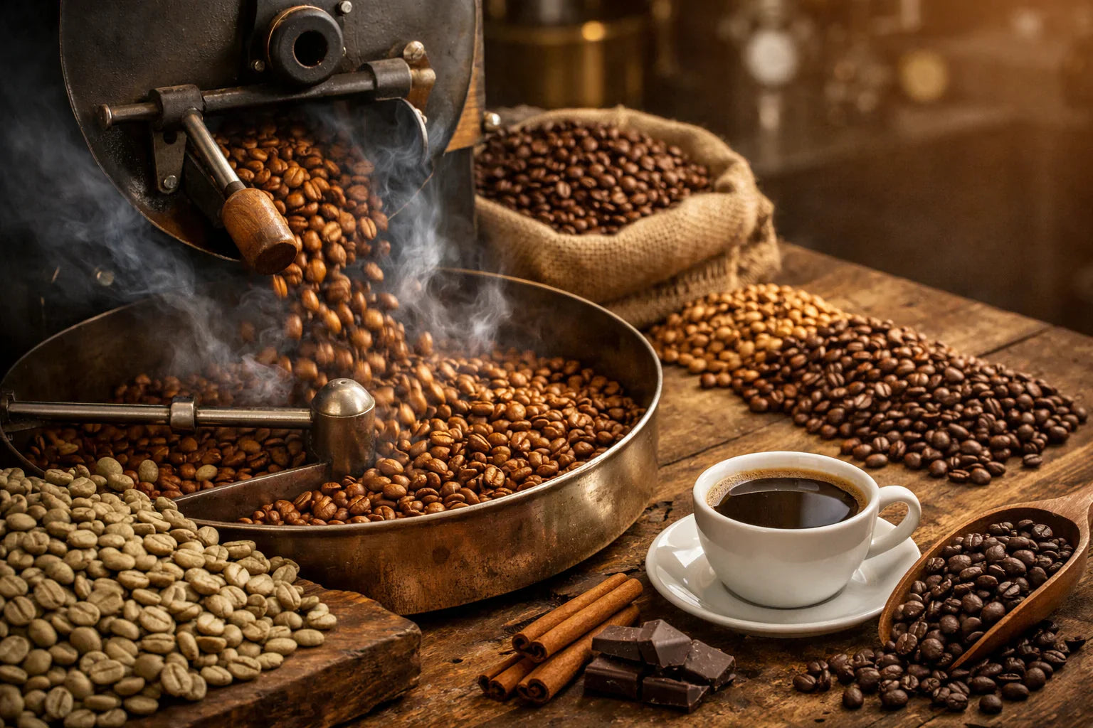 The Ultimate Guide to Coffee Roasting: From Green Bean to Bag