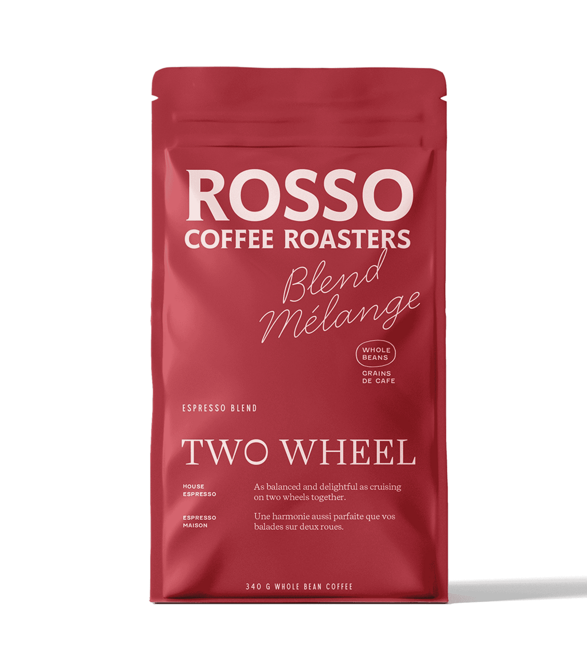 Coffee packaging for Rosso - Two Wheel / House Espresso