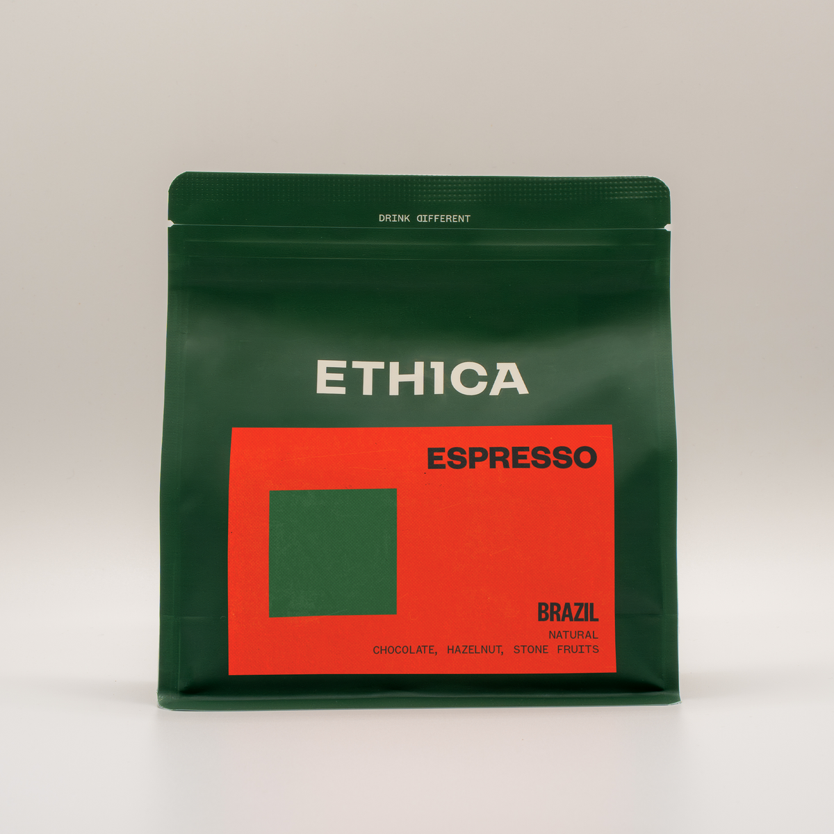 Coffee packaging for Ethica Coffee Roasters - Espresso - Brazil