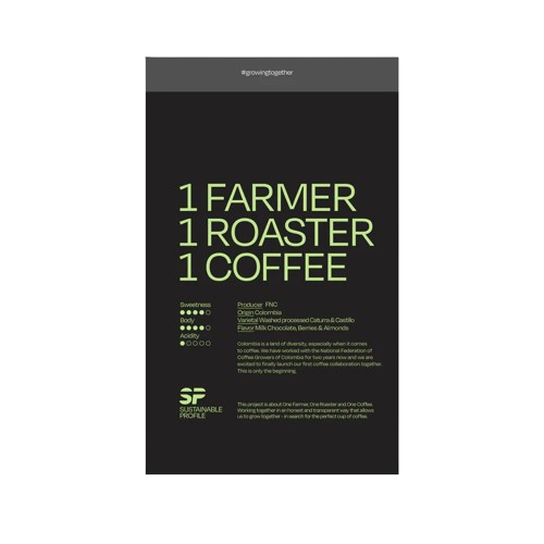 APRIL - Sustainable Profile Coffee | Colombia - Washed - Caturra, Castillo