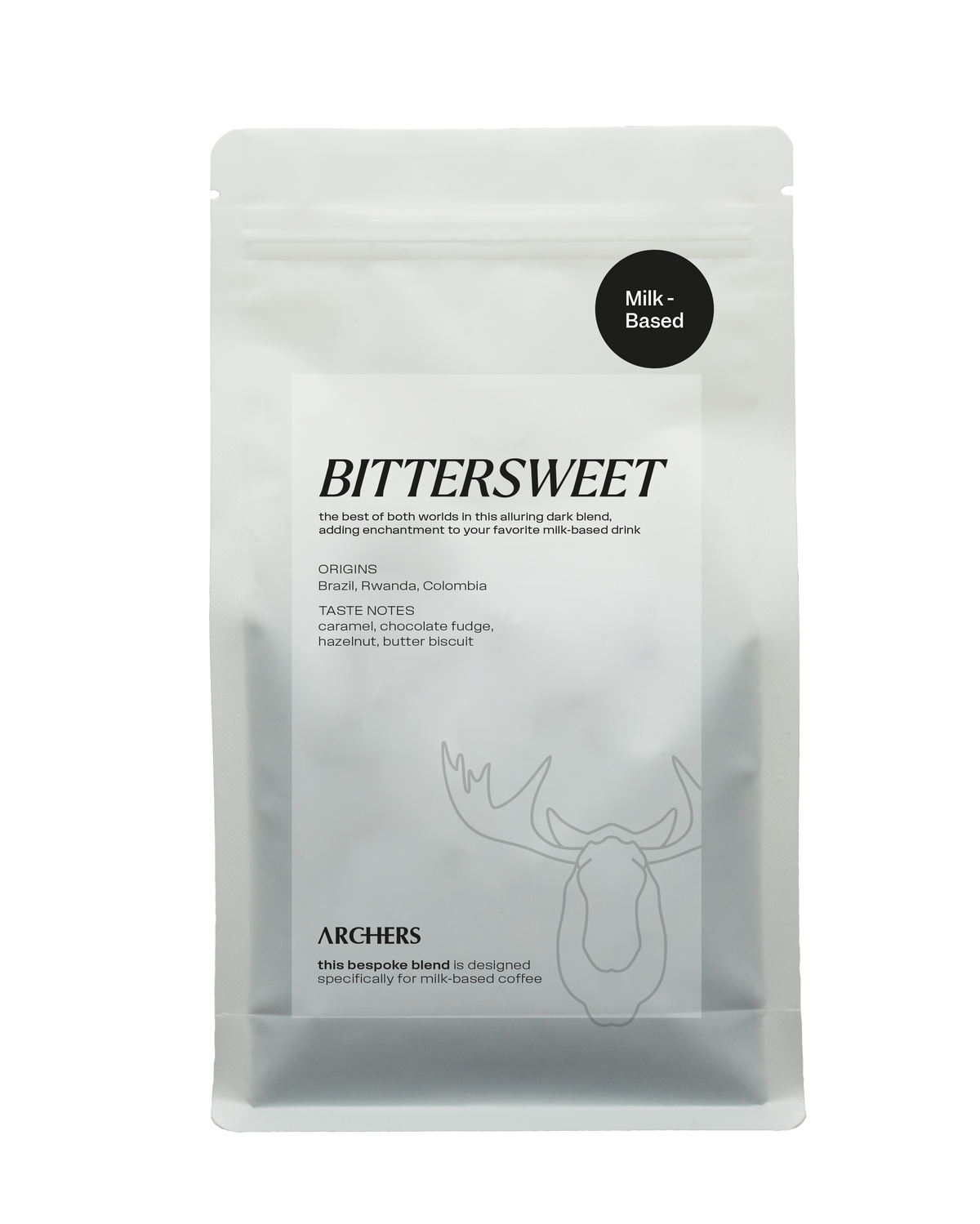 Coffee packaging for Archers - Bespoke Blend - Bittersweet