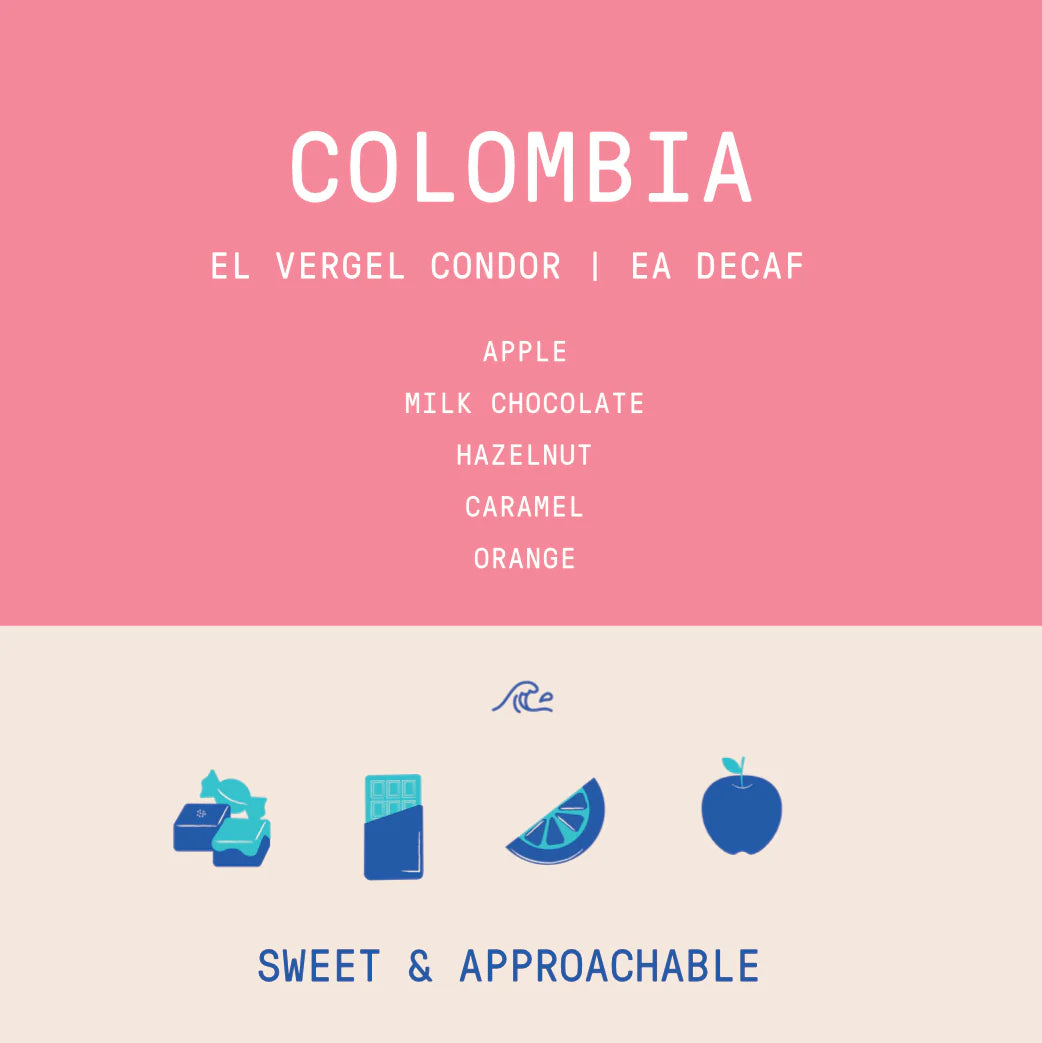 Rogue Wave Coffee - Colombia - El Vergel Condor Decaf
