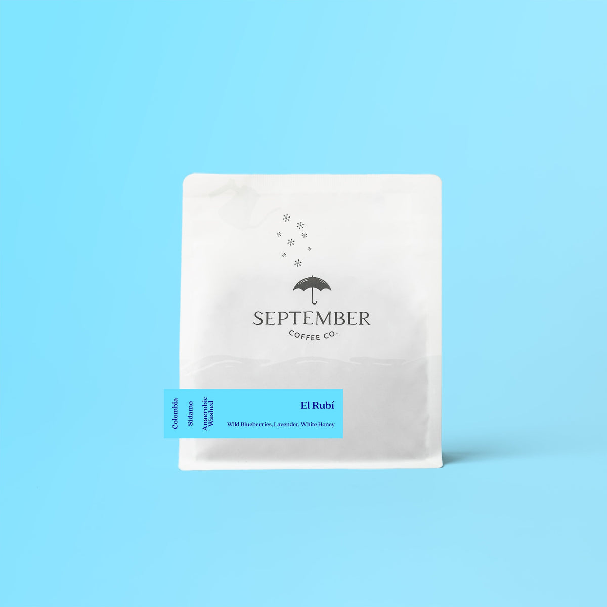 Coffee packaging for SEPTEMBER - El Rubí Sidamo
