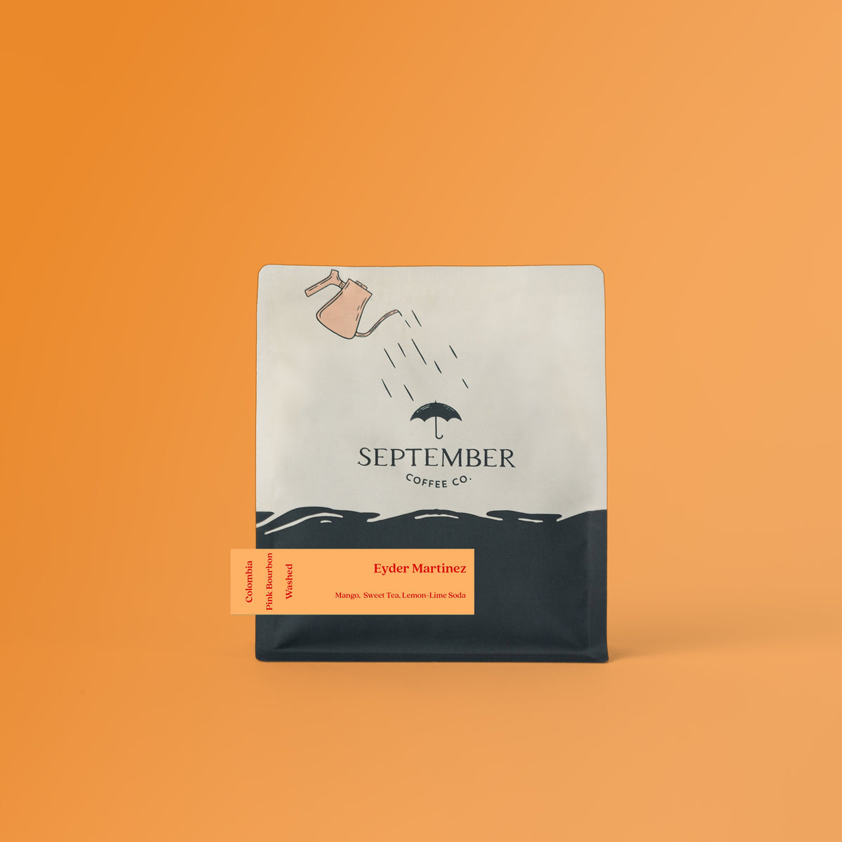 Coffee packaging for SEPTEMBER - Eyder Martinez - Colombia - Washed - Caturra