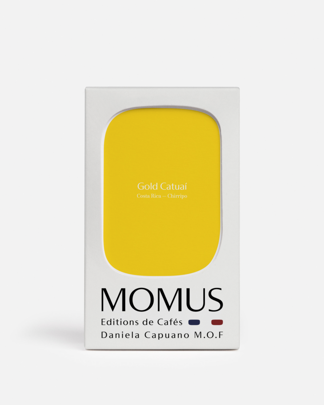 Coffee packaging for MOMUS - Gold Catuaí