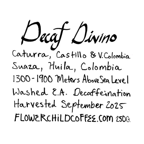 Flower Child Coffee - Decaf Divino