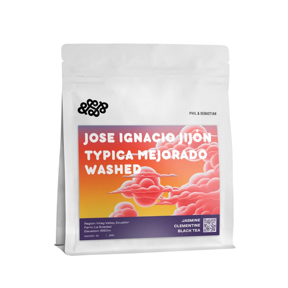 Coffee packaging for Phil & Sebastian – Jose Ignacio Jijón Typica Mejorado – Ecuador