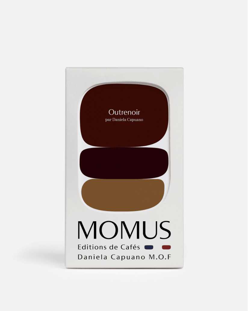 Coffee packaging for MOMUS - Outrenoir