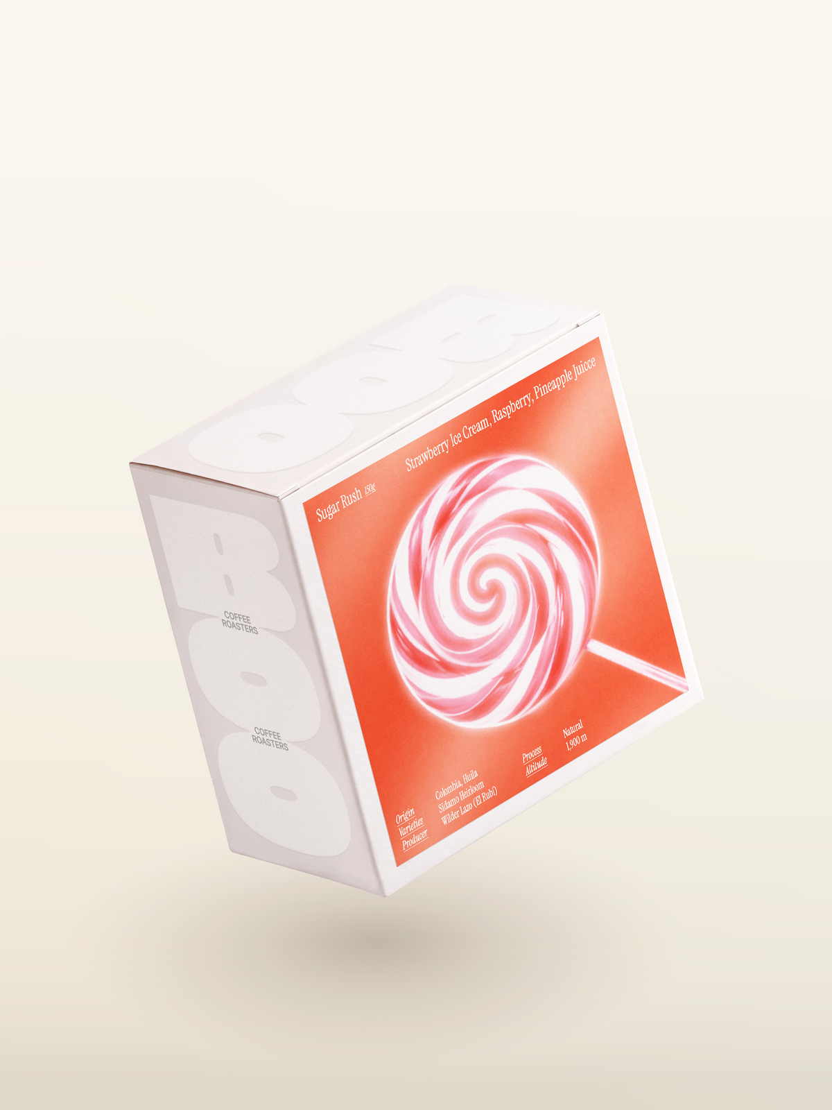 Coffee packaging for Boo Coffee Roasters - Sugar Rush - Wilder Lazo