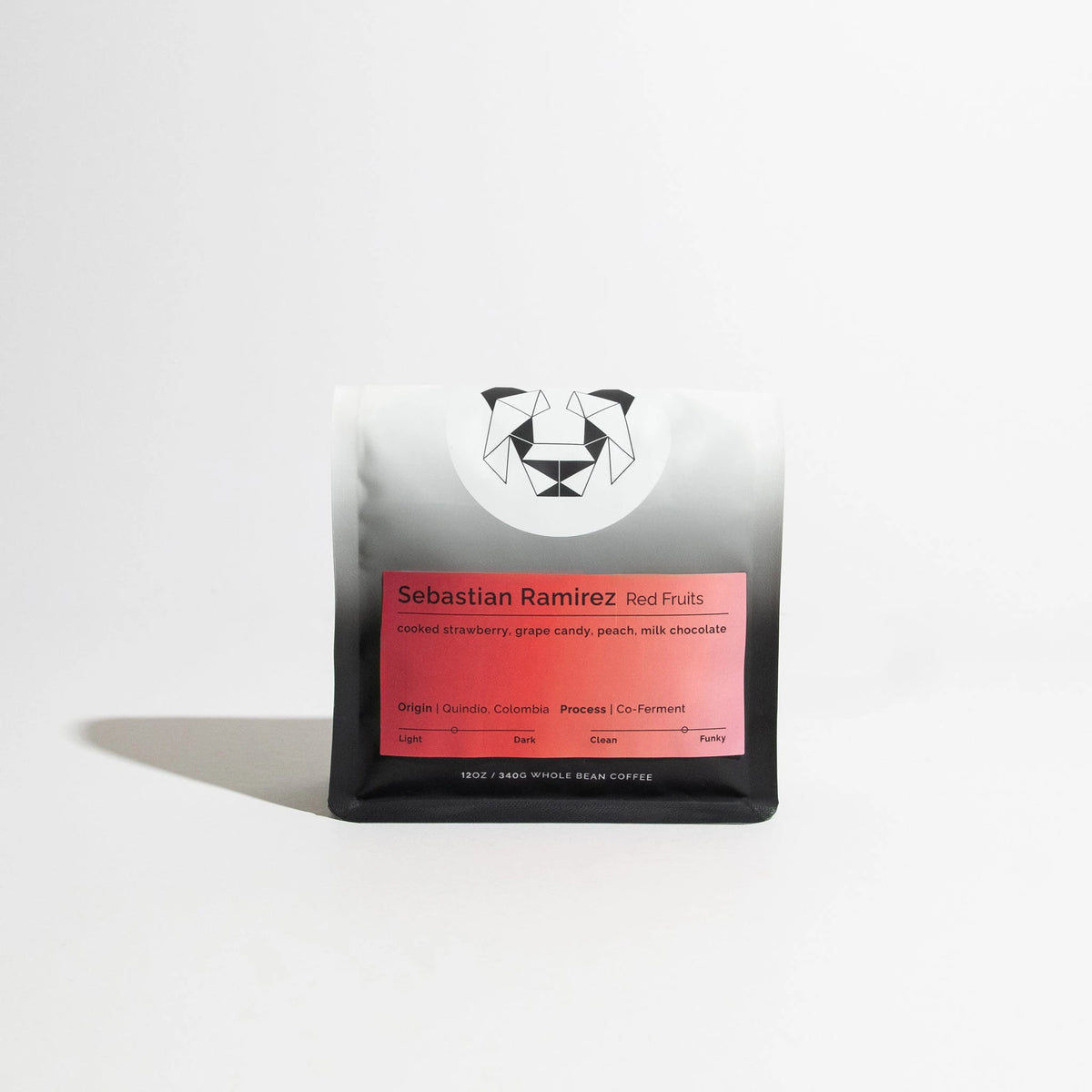 Coffee packaging for Black & White Roasters - Sebastian Ramirez - Red Fruits