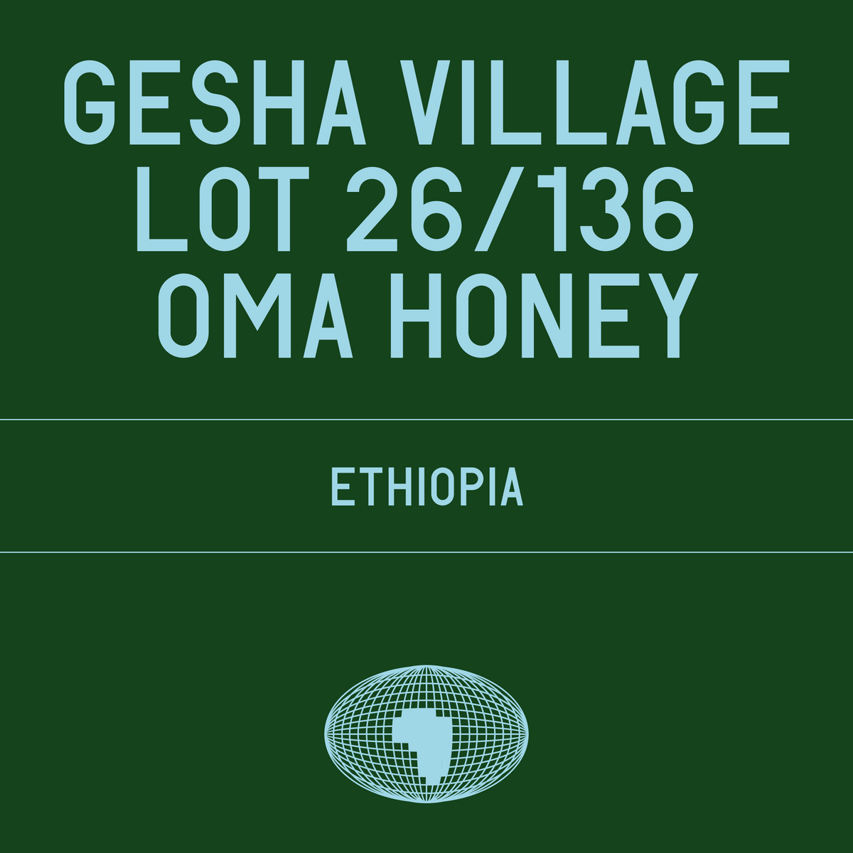 Datura Coffee Paris - Gesha Village - Lot 26/136 Oma Honey - Ethiopia - 100g