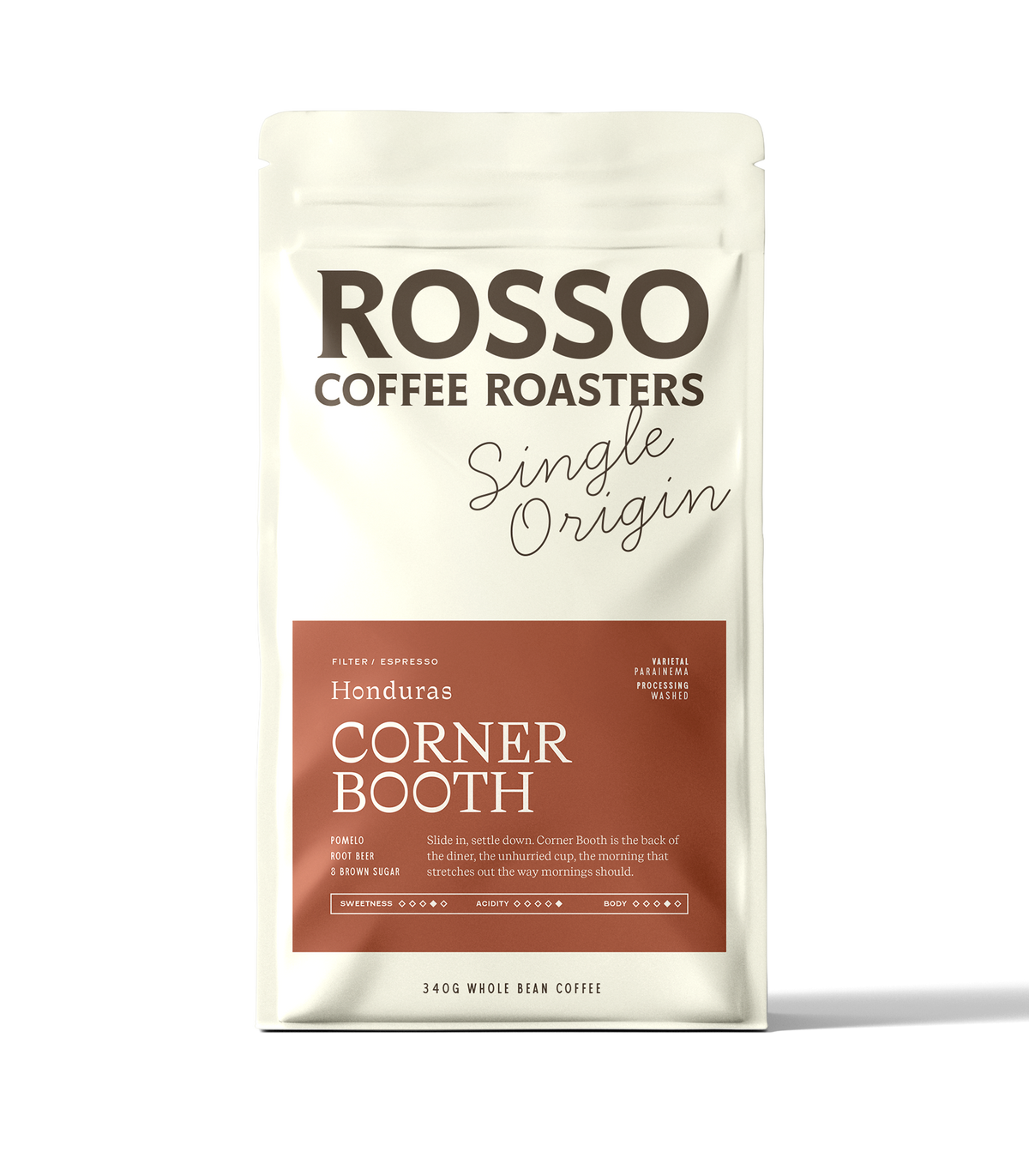 Coffee packaging for Rosso - Corner Booth / Honduras
