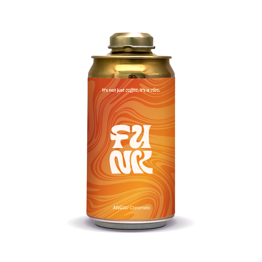FUNK Coffee Mellow Caramelo 250g whole bean can