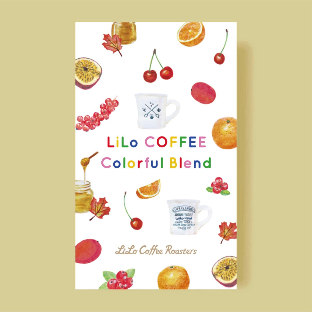 Official LiLo coffee label for LiLo Coffee Roasters – Colorful Blend Autumn 2026 – Colombia & Ethiopia – Blend – 200g