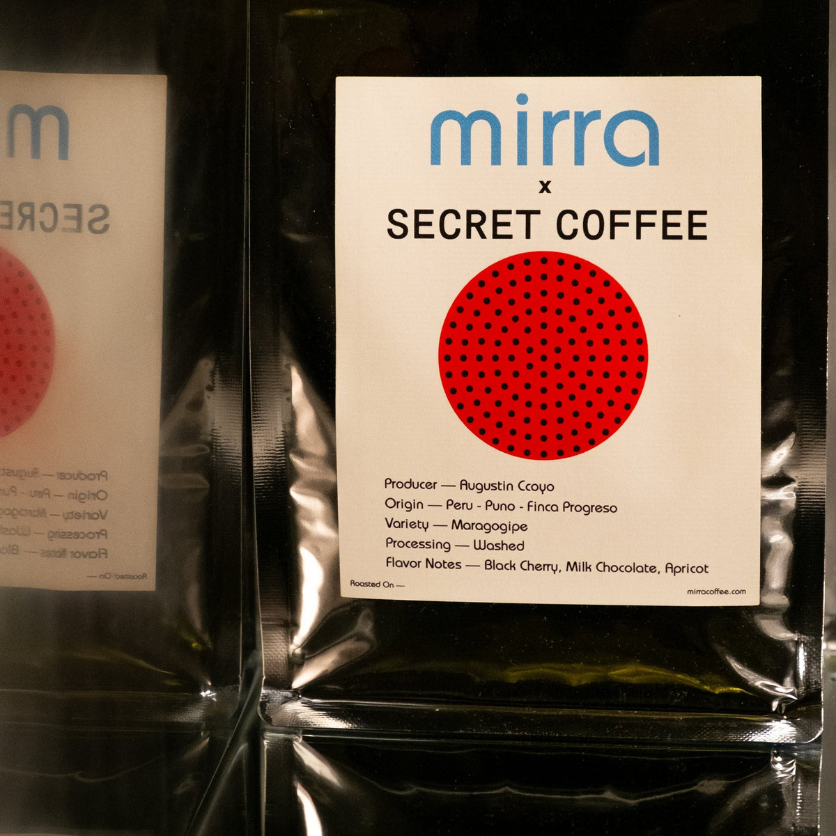 Mirra Coffee - Augustin Ccoyo - Peru - Washed Maragogipe - Secret Collab 125g