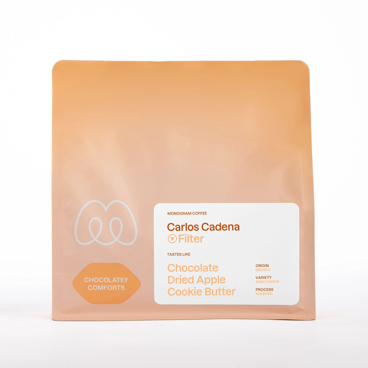 Coffee packaging for Monogram Coffee - Carlos Cadena