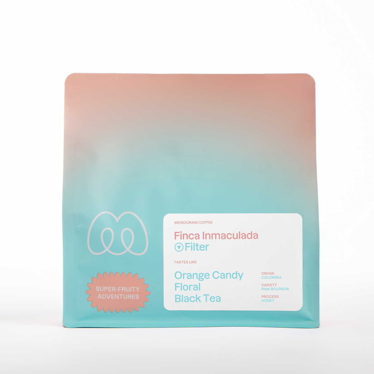 Coffee packaging for Monogram Coffee - Finca Inmaculada