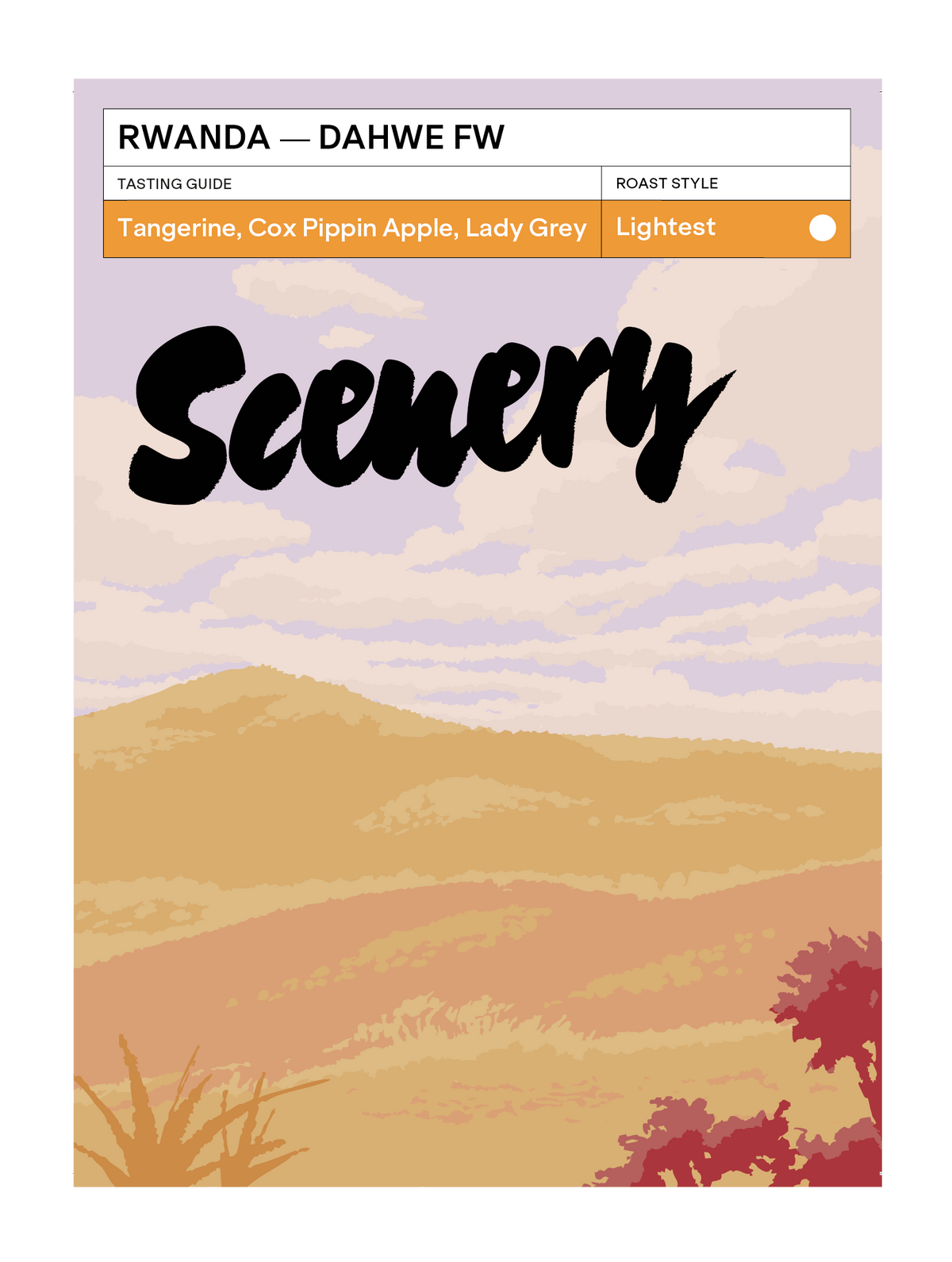 Scenery Dahwe FW 200g whole bean coffee