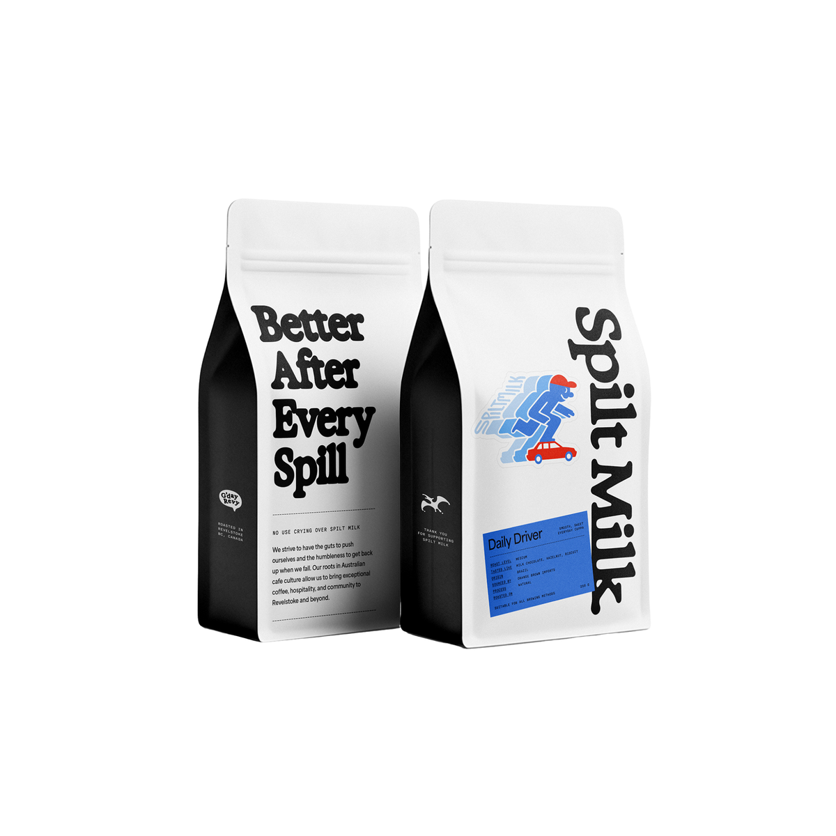 Spilt Milk Coffee Roasters - Daily Driver - 250g whole bean coffee