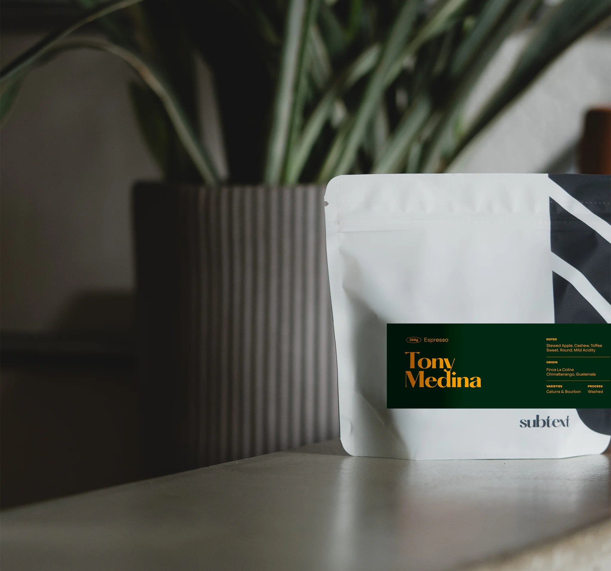 Subtext Coffee Roasters - Guatemala Tony Medina Espresso Récolte Précoce