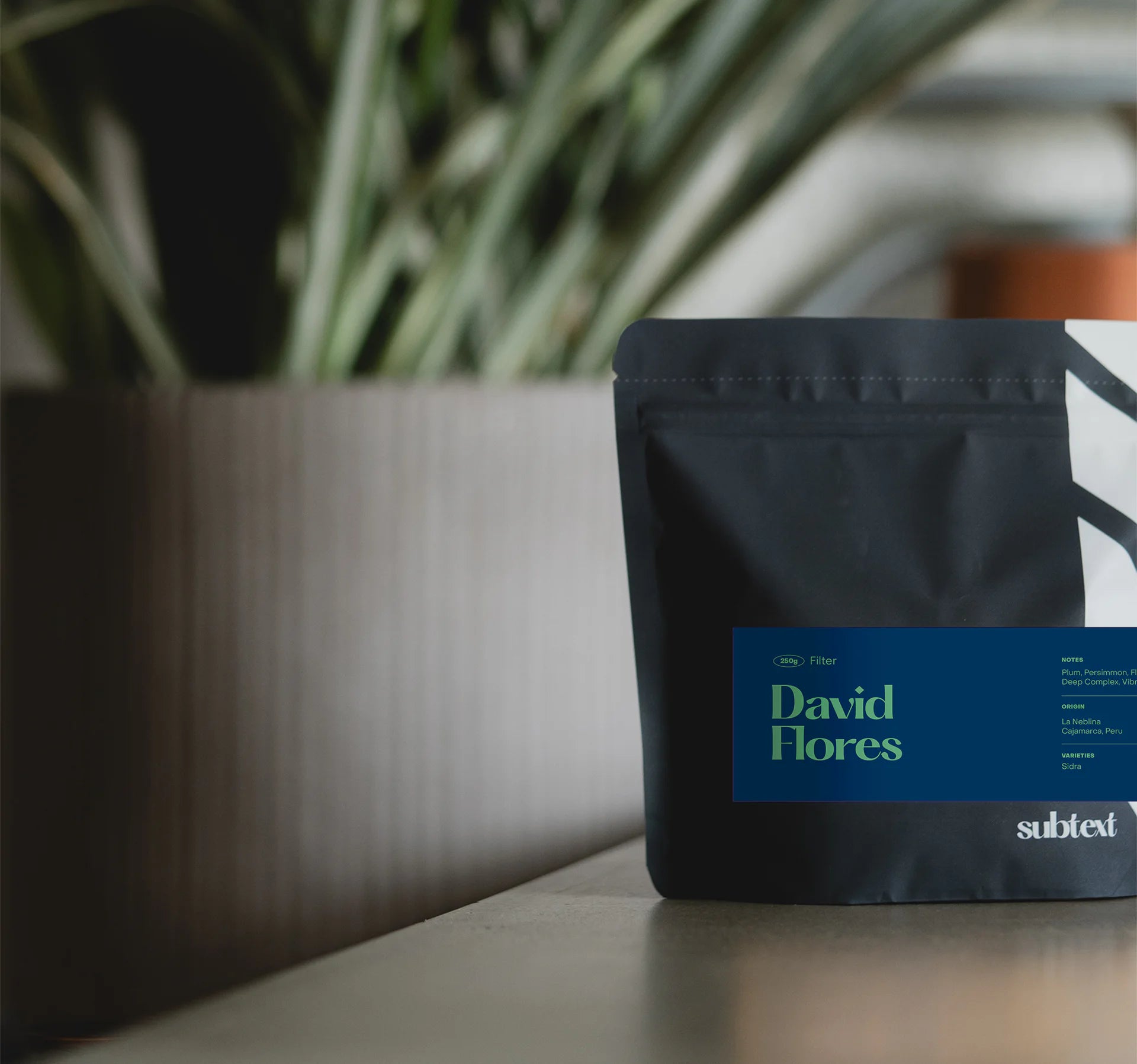 Subtext Coffee Roasters - Pérou David Flores, Sidra Lavé
