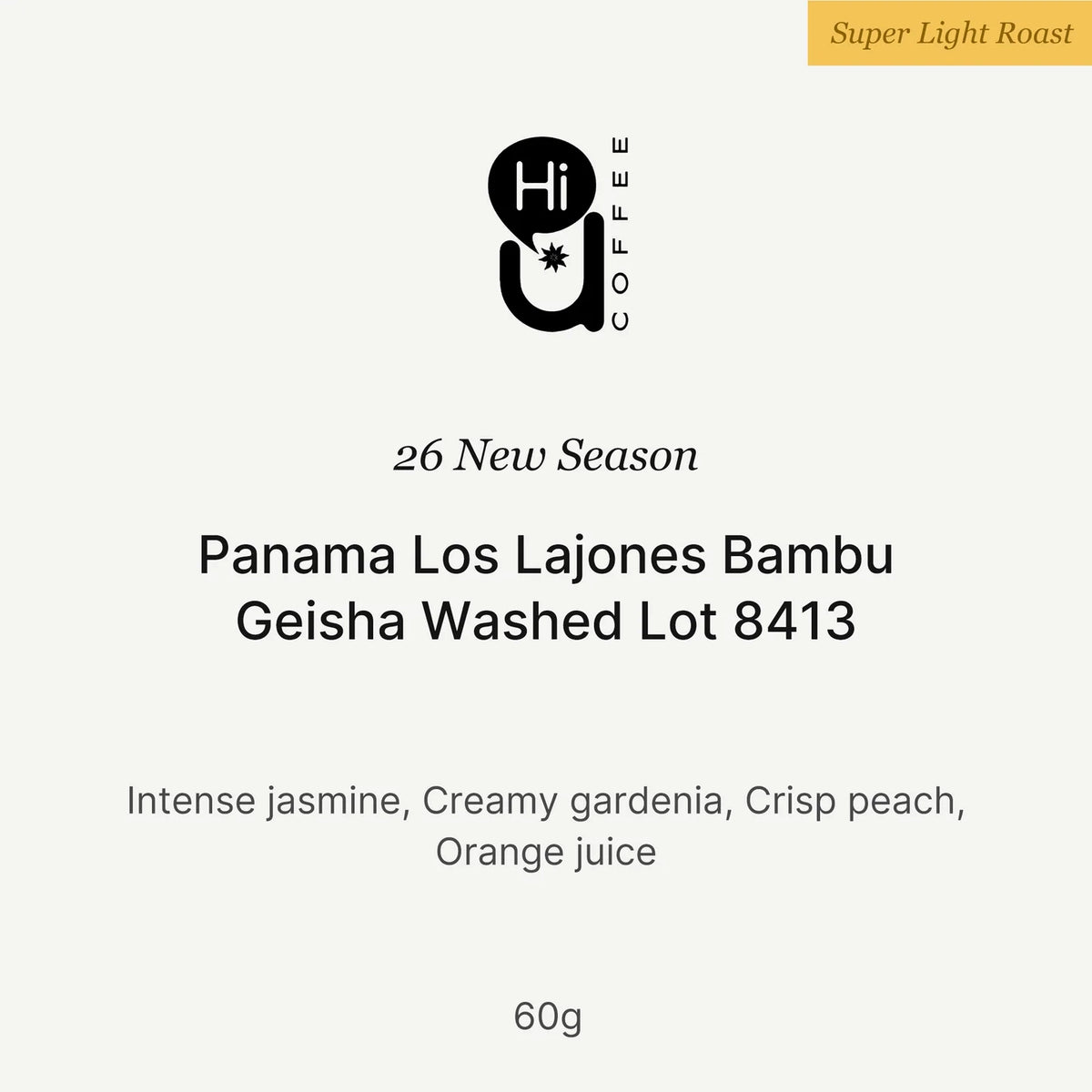Big Sur Coffee - Los Lajones Bambu - 2026 New Season - Panama  - Geisha Washed Lot 8413