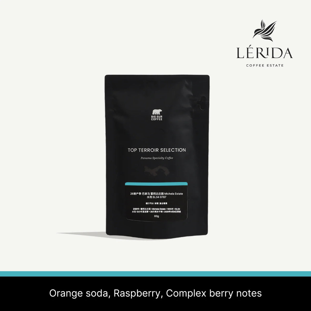Big Sur Coffee - Finca Lerida Michela Estate - 26 New Season - Panama - Washed SL34 0787