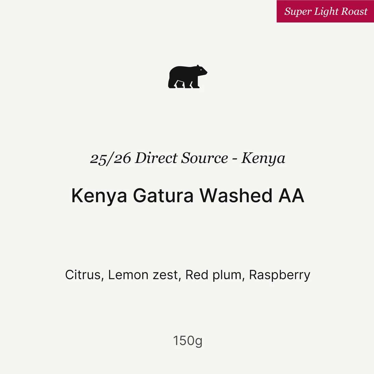 Big Sur Coffee - Gatura AA - 25/26 New Season - Kenya - Washed