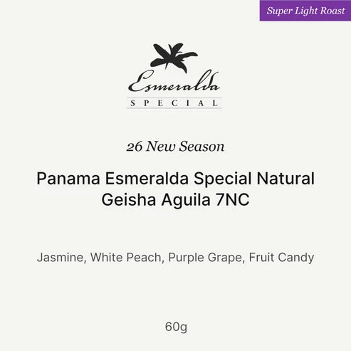 Big Sur Coffee - Esmeralda Special - 26 New Season - Panama - Natural Geisha Aguila 7NC