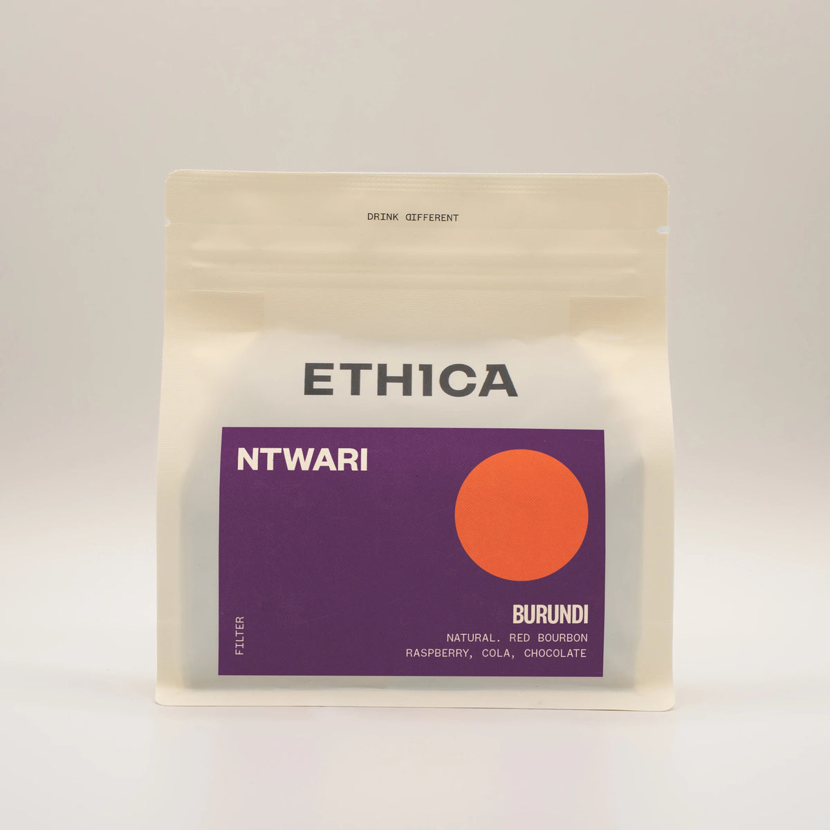 Coffee packaging for Ethica Coffee Roasters - Ntwari - Burundi - Natural