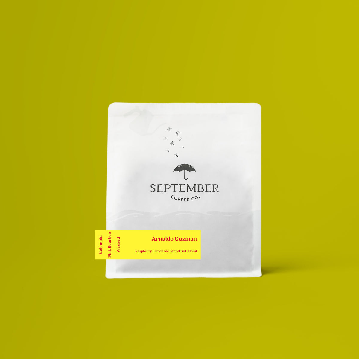 Coffee packaging for SEPTEMBER - Arnaldo Guzman