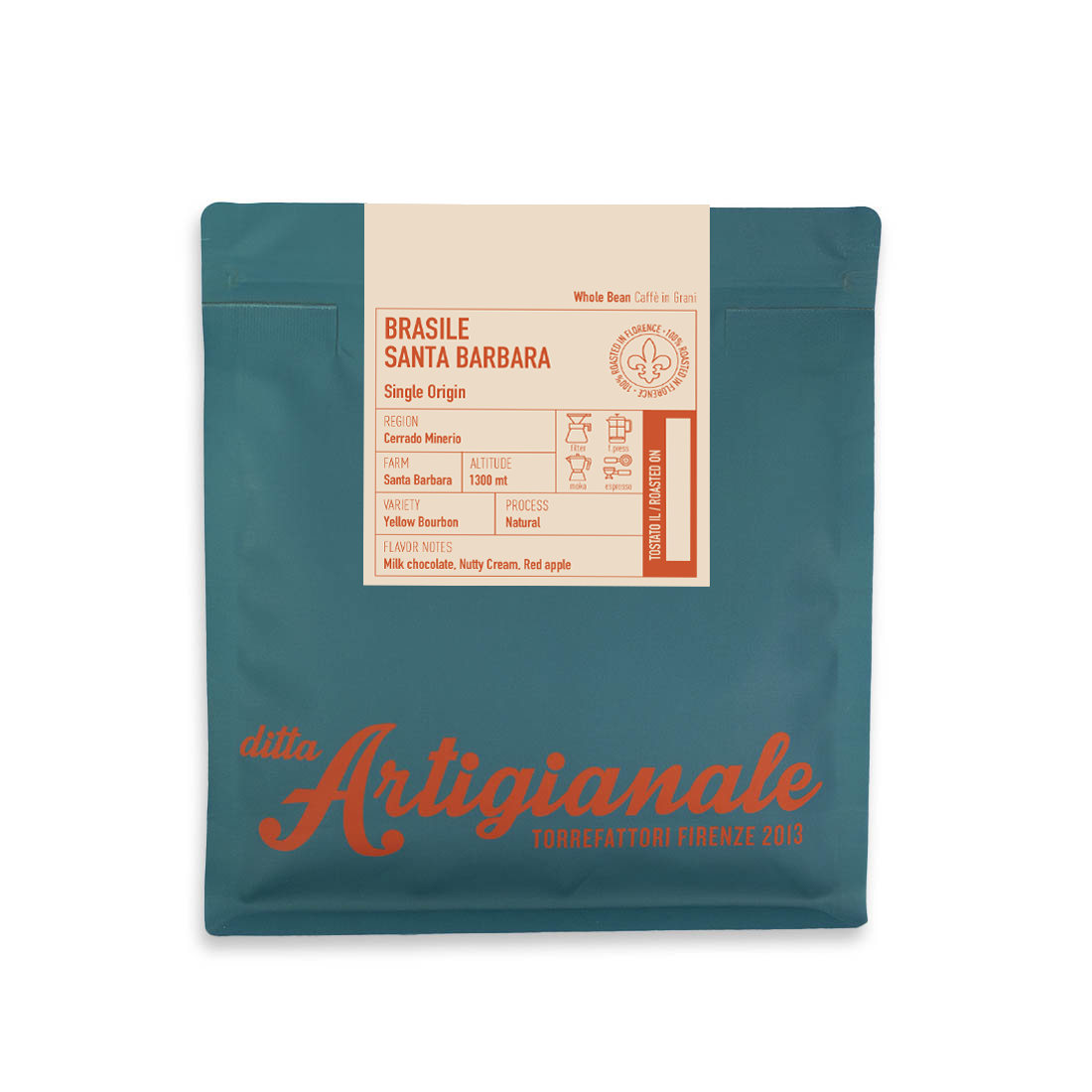 Ditta Artigianale - Fazenda Santa Barbara - Brazil - Natural - 250 g coffee bag