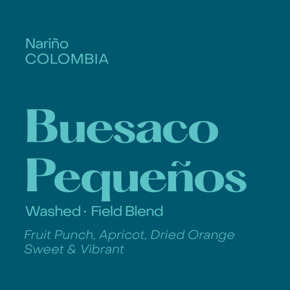 Subtext - Buesaco Pequenos Espresso - Washed - Colombia - Caturra, Castillo, V.