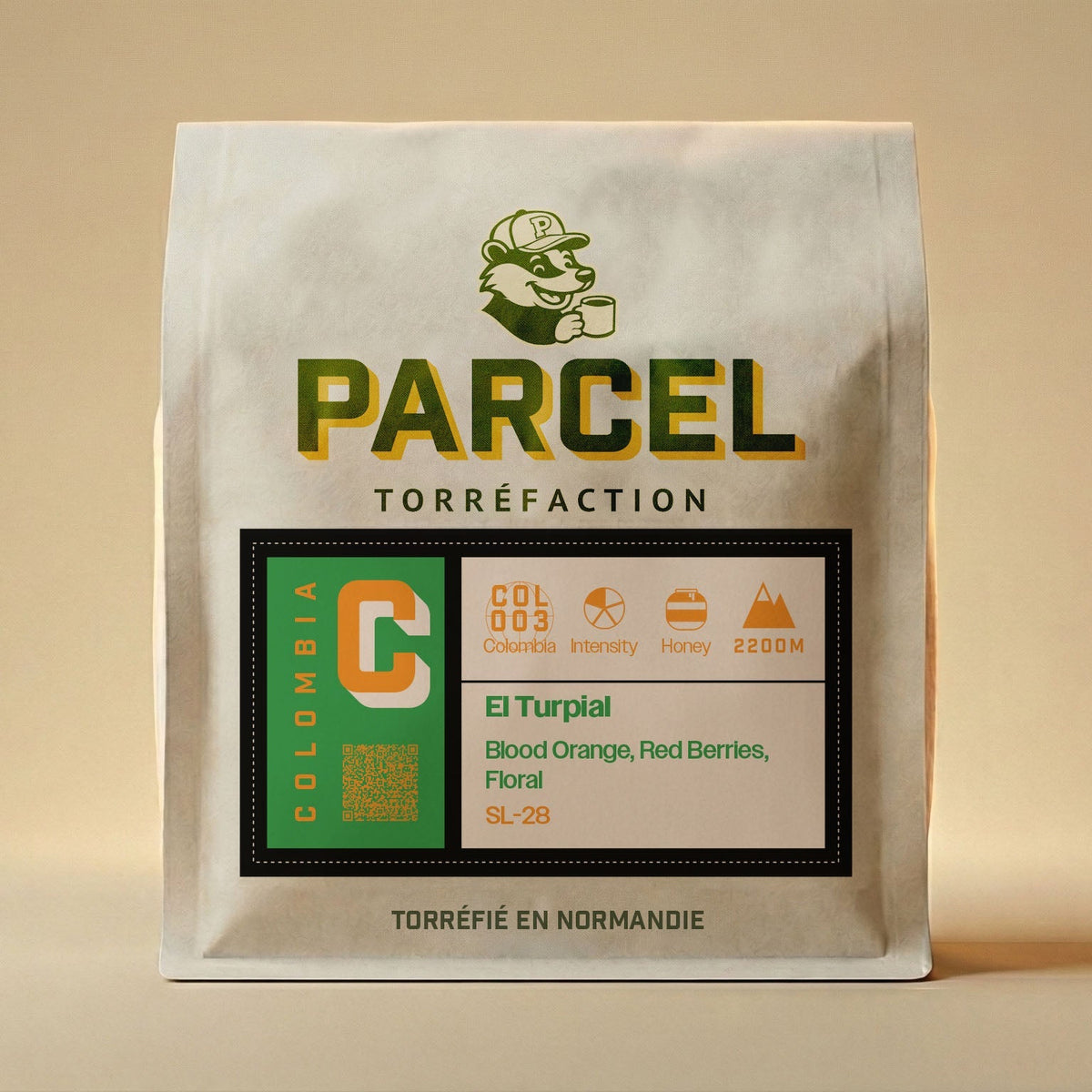 Coffee packaging for Parcel - El Turpial Honey