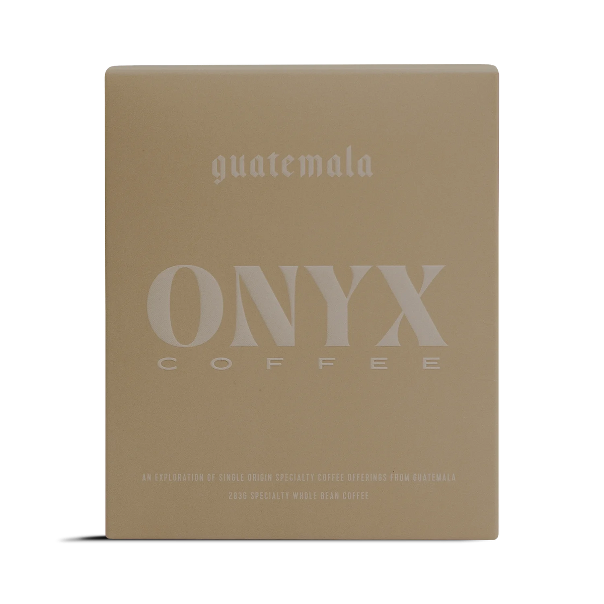 Coffee packaging for Onyx Coffee Lab - El Injerto - Guatemala - Gesha - Washed