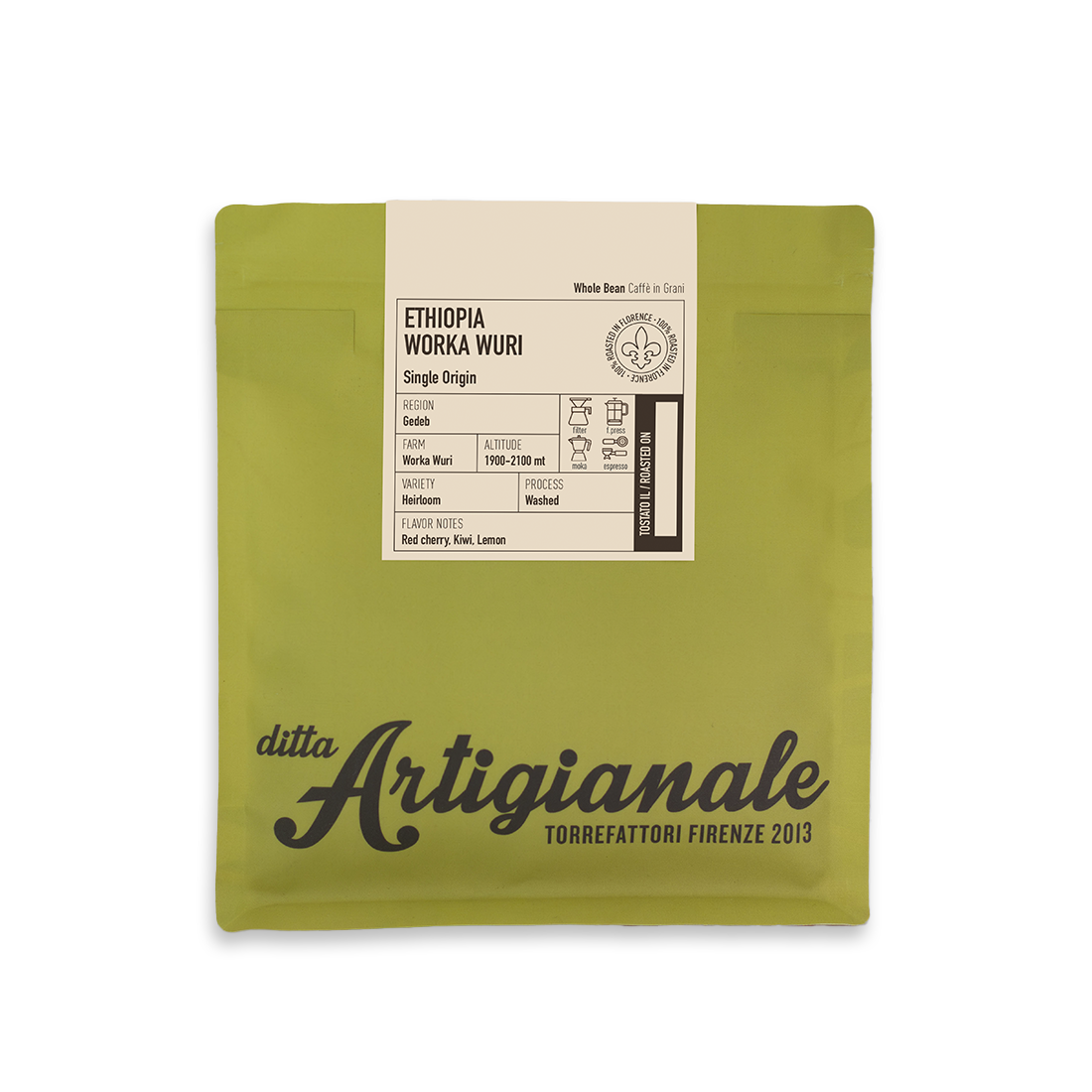 Ditta Artigianale - Worka Wuri - Ethiopia - Washed - 250 g coffee bag