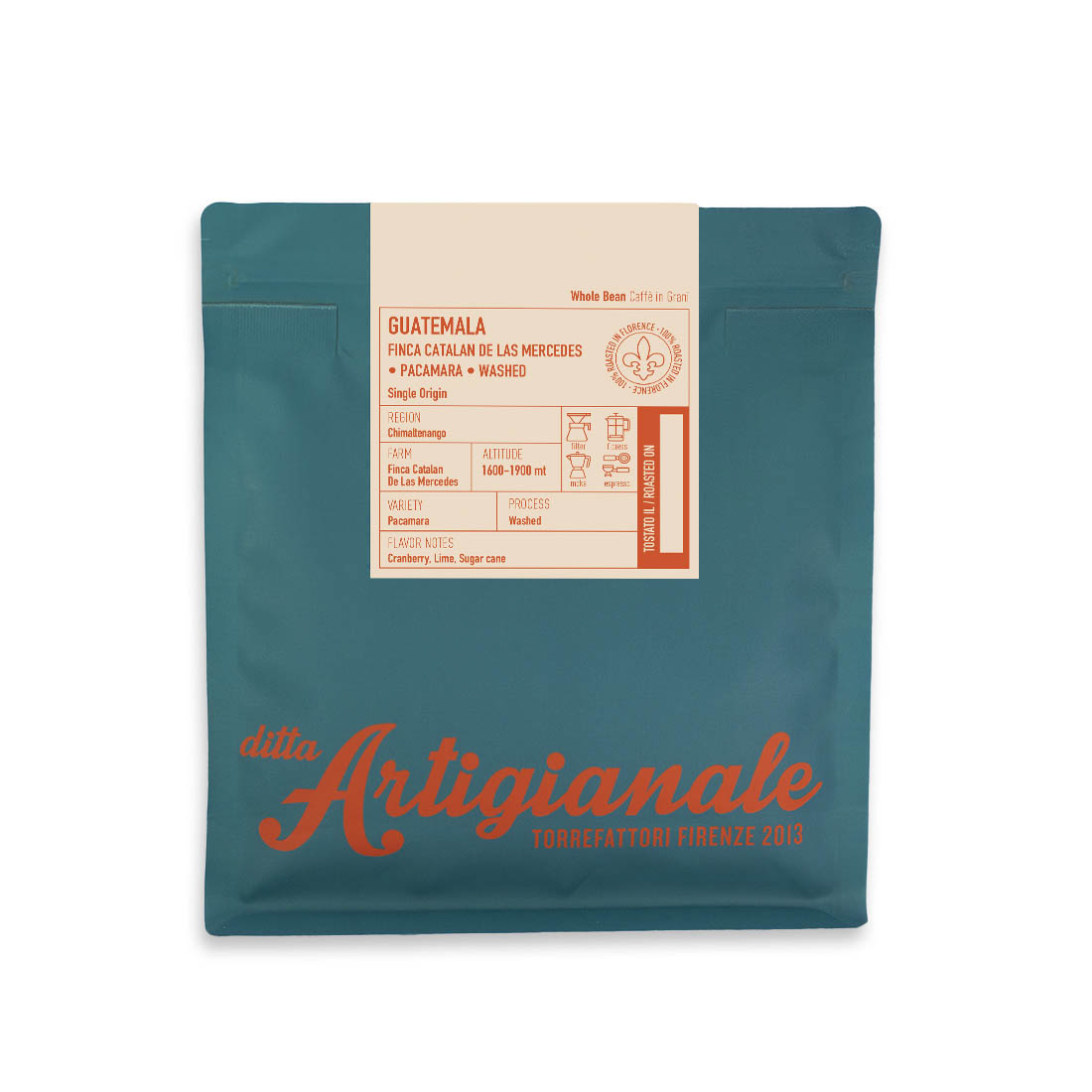Ditta Artigianale - Finca Catalan de Las Mercedes Pacamara - Guatemala - Washed - 250 g coffee bag