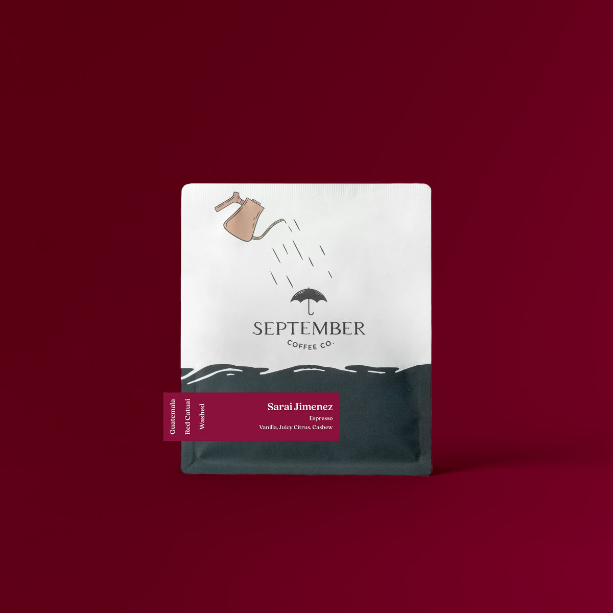 Coffee packaging for SEPTEMBER - Sarai Jimenez - Guatemala - Washed - Catuai