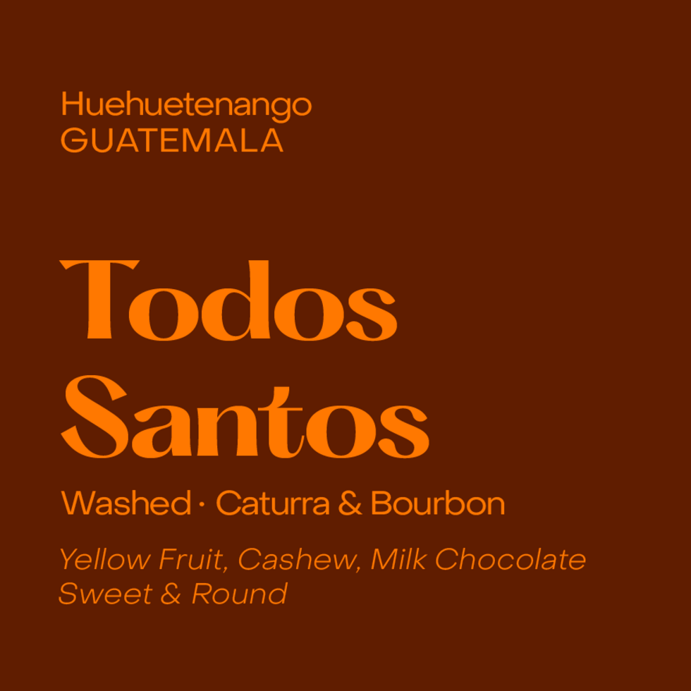 Subtext -  Todos Santos Espresso - Guatemala - Washed - Caturra, Bourbon