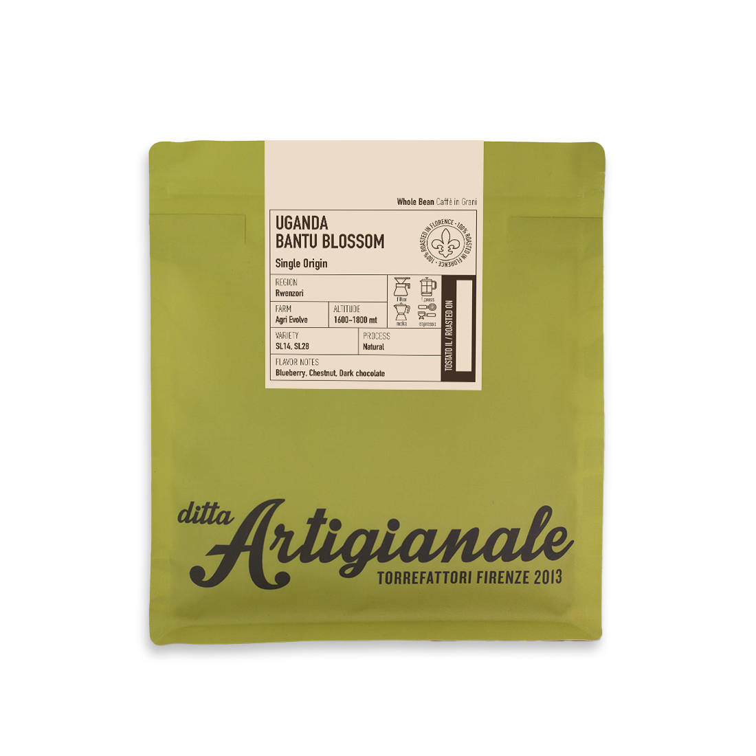 Ditta Artigianale - Bantu Blossom - Uganda - Natural - 250 g coffee bag