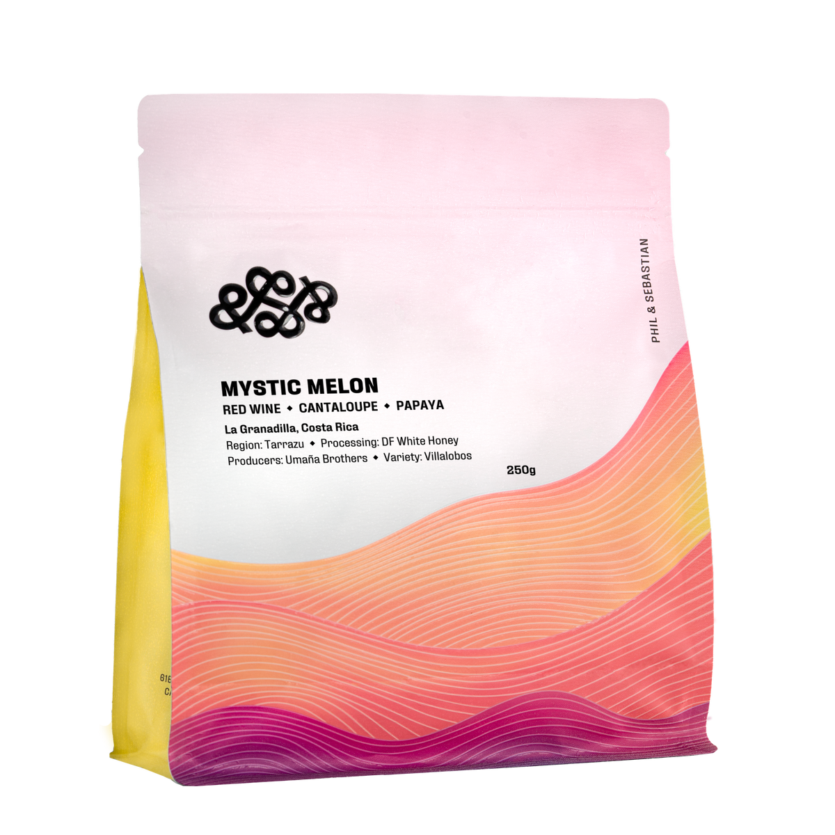 Coffee packaging for Phil & Sebastian - Mystic Melon