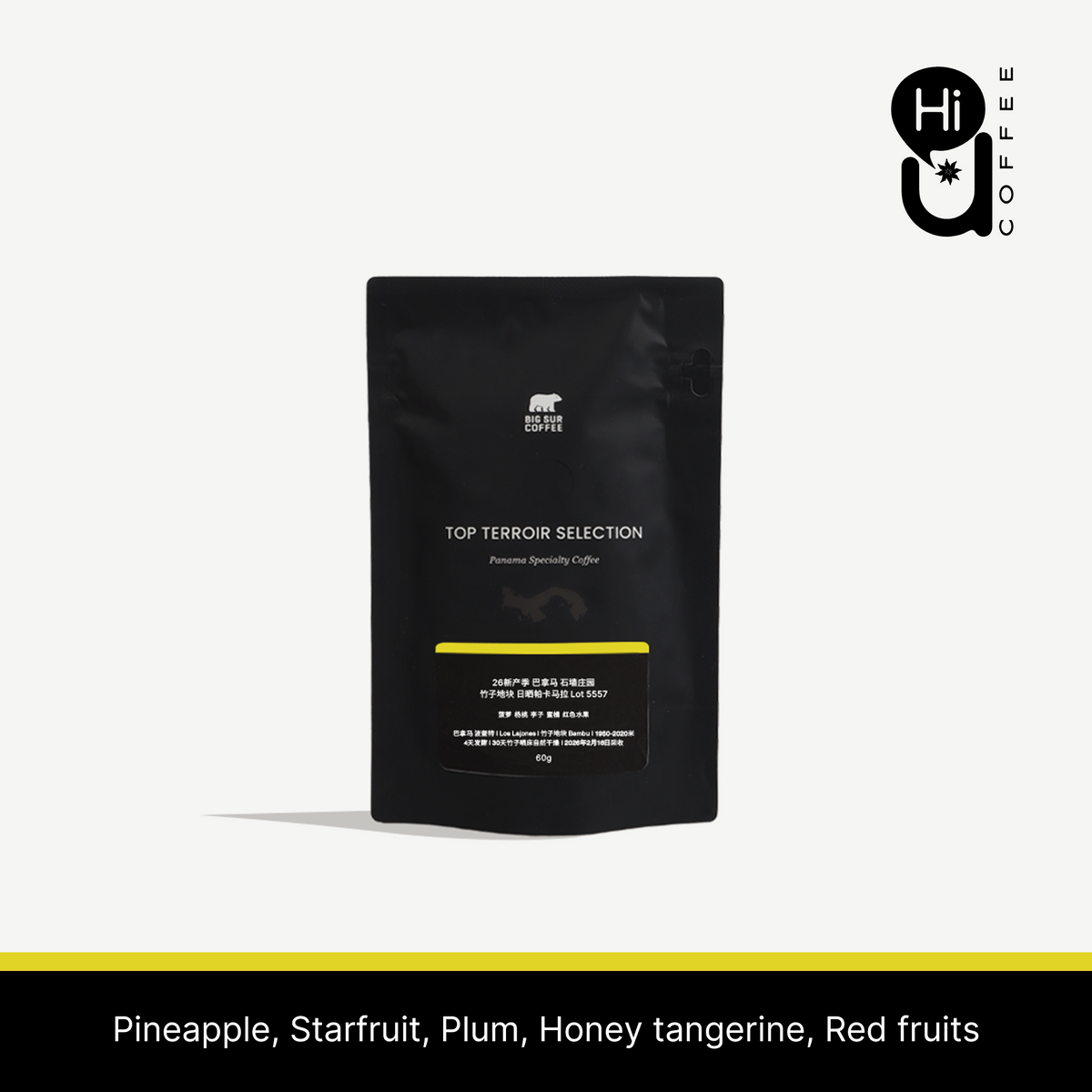 Big Sur Coffee - Los Lajones Bambu Pacamara Lot 5557 - Panama - Natural