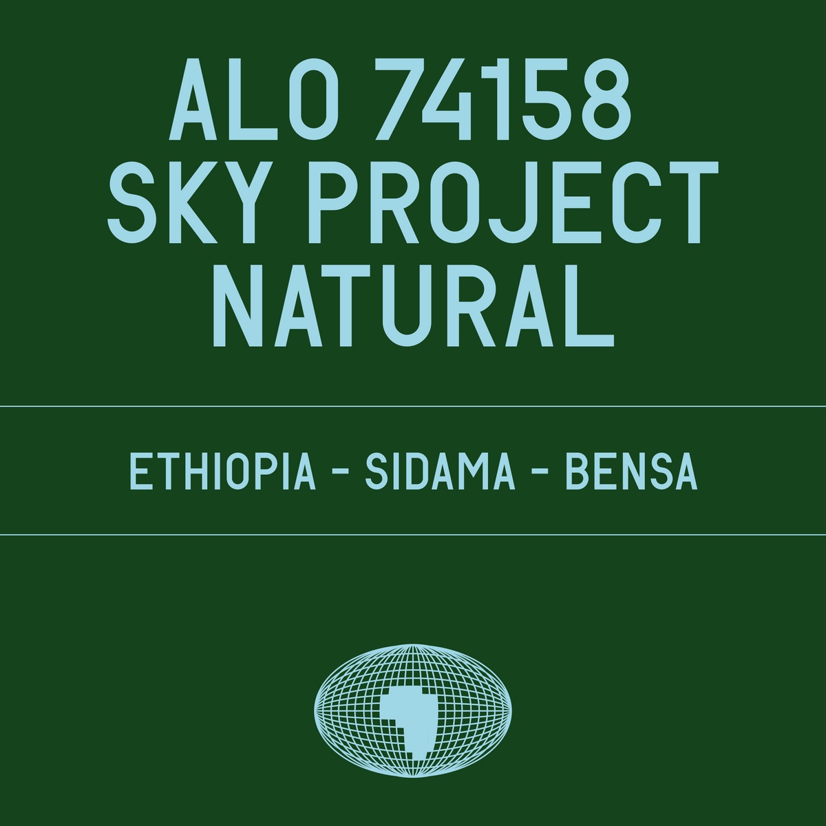 Datura Coffee Paris - Alo 74158 Sky Project Natural - Ethiopia - 100g