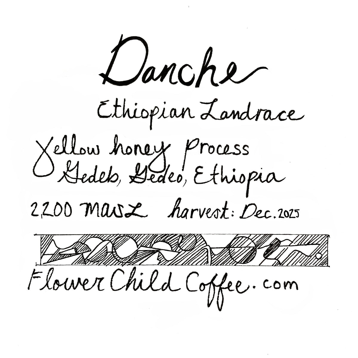 Flower Child Coffee - Danche - Ethiopia - Yellow Honey - 250g