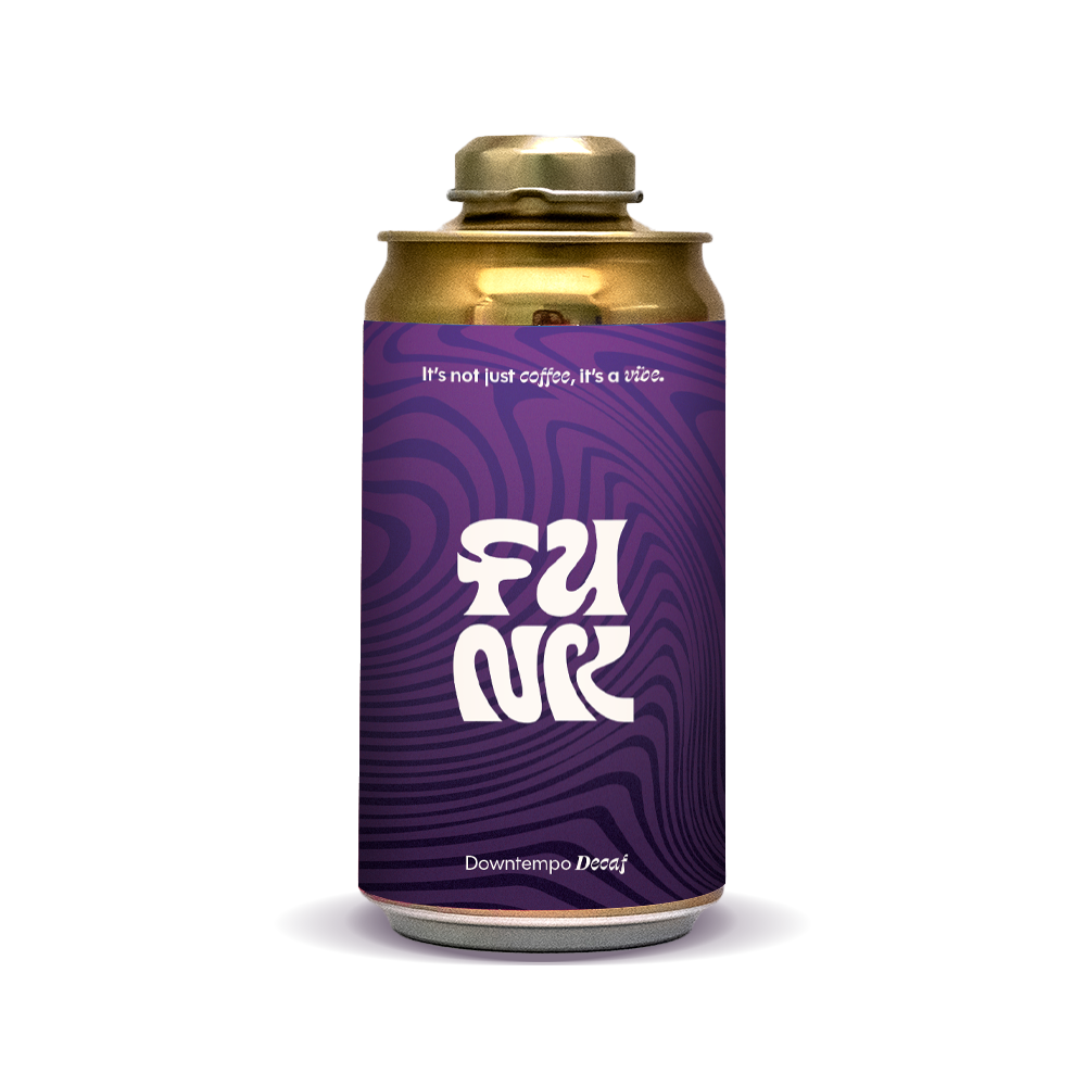 FUNK Coffee Downtempo Decaf 250g whole bean can