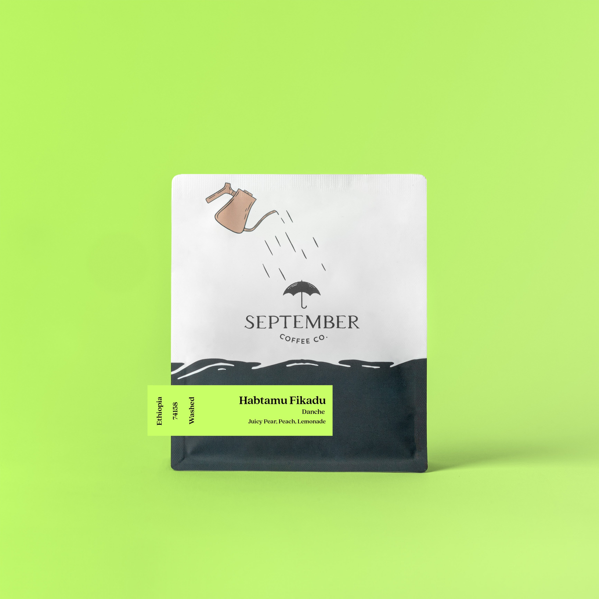 Coffee packaging for September - Habtamu Fikadu Danche - Ethiopia Washed 74110 & 74158