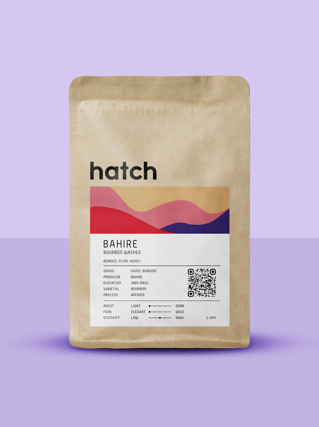 HATCH - Bahire - Burundi - Bourbon - Washed 300 g whole bean coffee