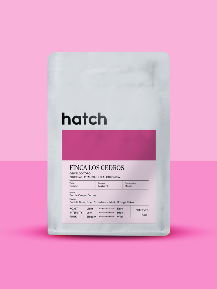 Hatch Coffee - Finca Los Cedros Geisha - Colombia - Mosto Natural