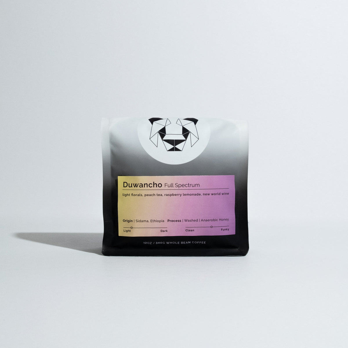 Coffee packaging for Black & White Roasters – Duwancho - Full Spectrum